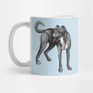 Cute Lurcher Dog Mug